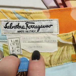 RARE Vintage Salvatore Ferragamo Jungle Print Pants/Jeans